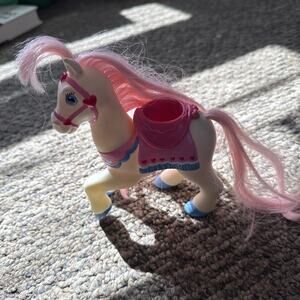My First Disney Princess Pony 2002 Mattel Cinderella Charmer white pink hair